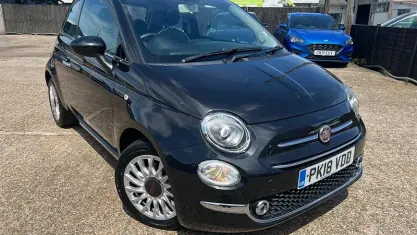 Used Fiat 500 Lounge 69 HP (50 kW) 2018 Black Hatchback