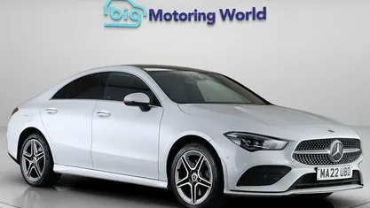 Used Mercedes CLA250e AMG line 259 HP (190 kW) 2022 White Sedan