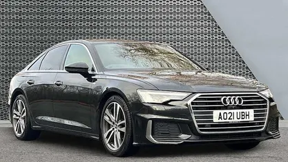 Grey Used 2021 Audi A6 S-Line Sedan | £23,900 (Fair price)