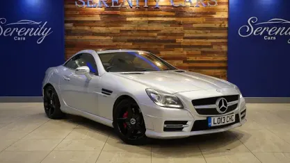 Used Mercedes SLK200 AMG 184 HP (135 kW) 2013 Silver Cabriolet