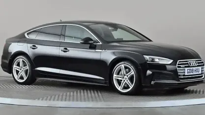 Used Audi A5 Sportback S-Line 252 HP (185 kW) 2018 Black Hatchback