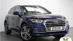 Blue Used 2018 Audi Q5 S-Line SUV | £24,695 (Fair price)
