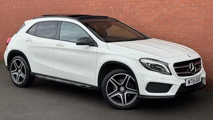 White Used 2015 Mercedes GLA220 AMG line SUV | £13,000 (Fair price)