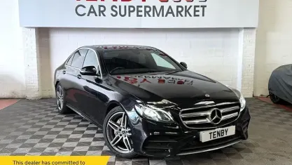 Used Mercedes E220 AMG line 194 HP (142 kW) 2017 Black Sedan