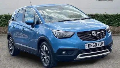 Used Vauxhall Crossland X Elite 82 HP (60 kW) 2018 Blue SUV