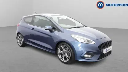 Used Ford Fiesta ST-Line 125 HP (91 kW) 2020 Blue Hatchback