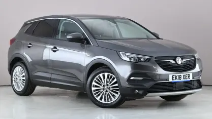 Used Vauxhall Grandland X Sport 131 HP (96 kW) 2018 Grey SUV