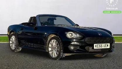 Black Used 2017 Fiat 124 Spider Lusso Cabriolet | £10,899 (Fair price)