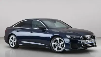 Used Audi A6 S-Line 204 HP (150 kW) 2020 Blue Sedan