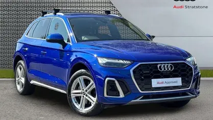 Used Audi Q5 S-Line 265 HP (194 kW) 2022 Blue SUV