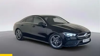 Begagnad Mercedes CLA180 AMG line 136 HK (100 kW) 2022 Svart Sedan