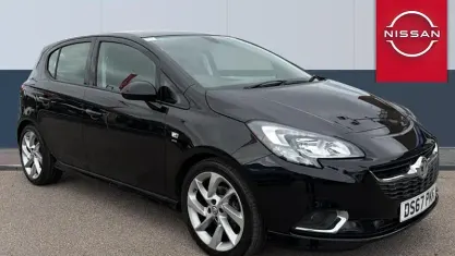 Used Vauxhall Corsa SRi 90 HP (66 kW) 2017 Black Hatchback