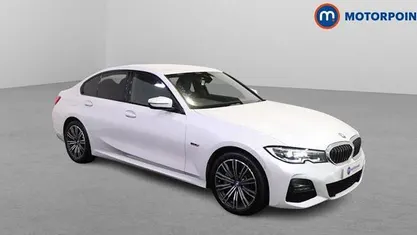 White Used 2021 BMW 330e M Sport Sedan | £20,749 (Fair price)