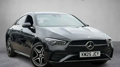 Used Mercedes CLA250e AMG line 218 HP (160 kW) 2025 Black Coupe