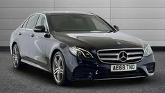 Blue Used 2018 Mercedes E220 AMG Line Premium Sedan | £20,250 (Fair price)