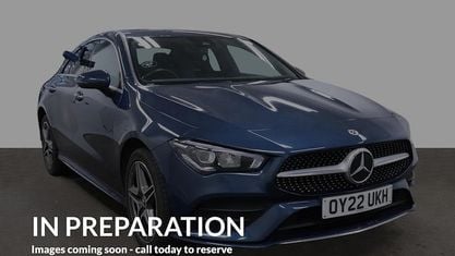 Usado Mercedes CLA250e AMG Line Premium 218 HP (160 kW) 2022 Azul Sedan