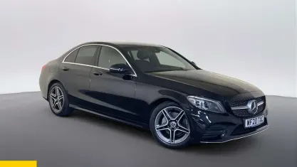Used Mercedes C200 AMG Line Premium 198 HP (145 kW) 2019 Black Sedan