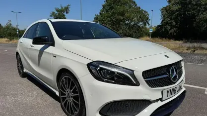Used Mercedes A200 136 HP (100 kW) 2018 White Hatchback