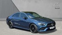 Blue Used 2023 Mercedes CLA220 AMG Line Premium Plus Sedan | £32,258 (Fair price)