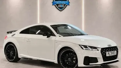 Used Audi TT Black Edition 245 HP (180 kW) 2021 White Coupe