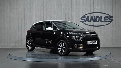 Black Used 2022 Citroën C3 PureTech Hatchback | £10,299 (Fair price)