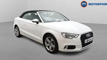 Used Audi A3 Cabriolet Sport 150 HP (110 kW) 2018 White Cabriolet