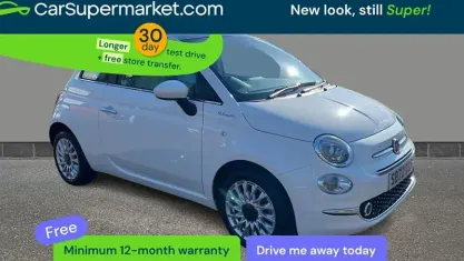 Begagnad Fiat 500 Dolcevita 69 HK (50 kW) 2022 Vit Halvkombi