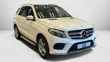 Used Mercedes GLE250 AMG Line Premium 204 HP (150 kW) 2017 White SUV