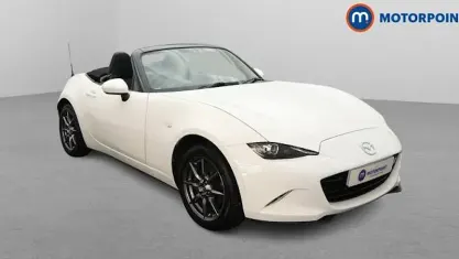 Used Mazda MX5 132 HP (97 kW) 2019 White Cabriolet