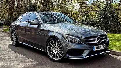 Used Mercedes C200 AMG line 184 HP (135 kW) 2017 Grey Sedan