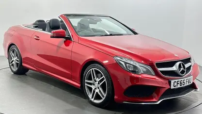 Red Used 2015 Mercedes E200 AMG Line Premium Cabriolet | £13,420 (Fair price)