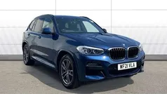Blue Used 2021 BMW X3 M Sport SUV | £27,980 (Good price)
