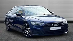 Blue Used 2021 Audi A8 Black Edition Sedan | £36,970 (Expensive)