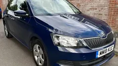 Blue Used 2018 Skoda Fabia SE Hatchback | £8,799 (Fair price)