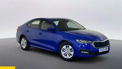 Used Skoda Octavia SE Technology 110 HP (80 kW) 2022 Blue Hatchback
