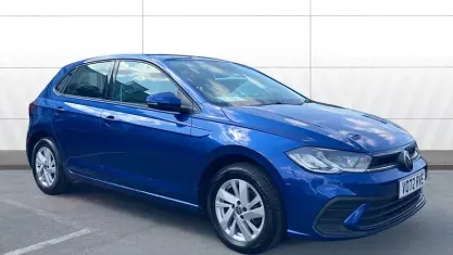 Used VW Polo Life 95 HP (69 kW) 2022 Blue Hatchback