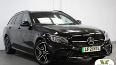 Used 2021 Mercedes C300e AMG line Estate | £19,995 (Fair price)
