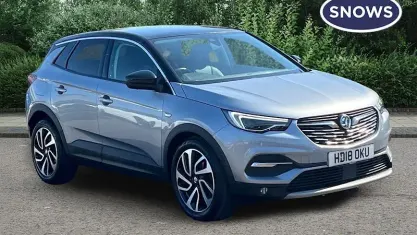 Used Vauxhall Grandland X Ultimate 177 HP (130 kW) 2018 Grey SUV