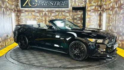 Used Ford Mustang GT Convertible 416 HP (305 kW) 2016 Black Cabriolet