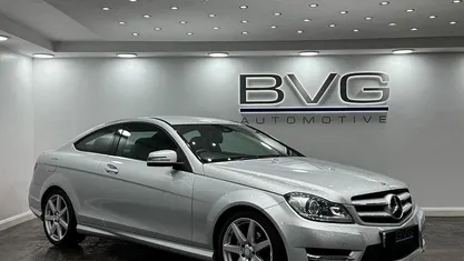 Used Mercedes C180 Sport Edition 156 HP (114 kW) 2014 Silver Coupe