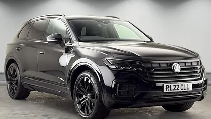 Used VW Touareg Black Edition 286 HP (210 kW) 2022 Deep black pearlescent/deep black pearlescent SUV