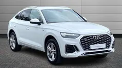 White Used 2022 Audi Q5 Sportback S-Line SUV | £34,950 (Good price)