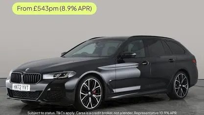 Black Used 2022 BMW 520 M Sport Estate | £30,390 (Fair price)