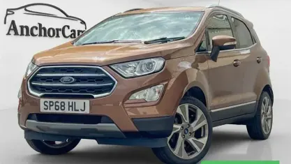 Used Ford Ecosport Titanium 125 HP (91 kW) 2018 Brown SUV