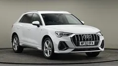 Glacier white metallic Used 2022 Audi Q3 S-Line SUV | £24,700 (Fair price)