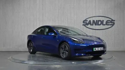 Used Tesla Model 3 Standard Range 366 kW (498 HP) 2021 Blue Sedan