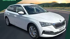 White Used 2021 Skoda Scala SE Hatchback | £13,570 (Fair price)