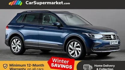 Blue Used 2022 VW Tiguan Life SUV | £17,197 (Fair price)
