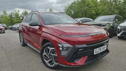 Second-hand Hyundai Kona N Line 129 CP (94 kW) 2025 Roșu SUV