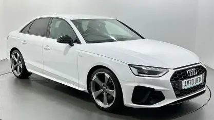 Used Audi A4 Black Edition 150 HP (110 kW) 2020 White Sedan
